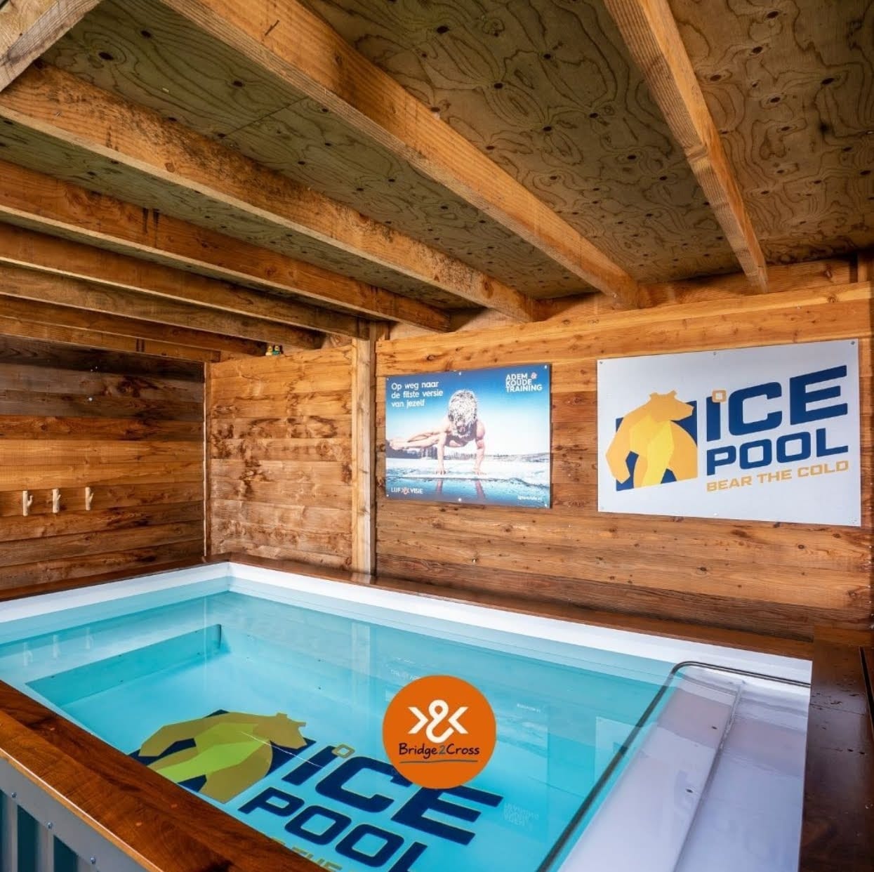 Indoor ice pool at Lijf & Visie facility